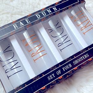 Rae Dunn Set Of Four Halloween Shooters NWT